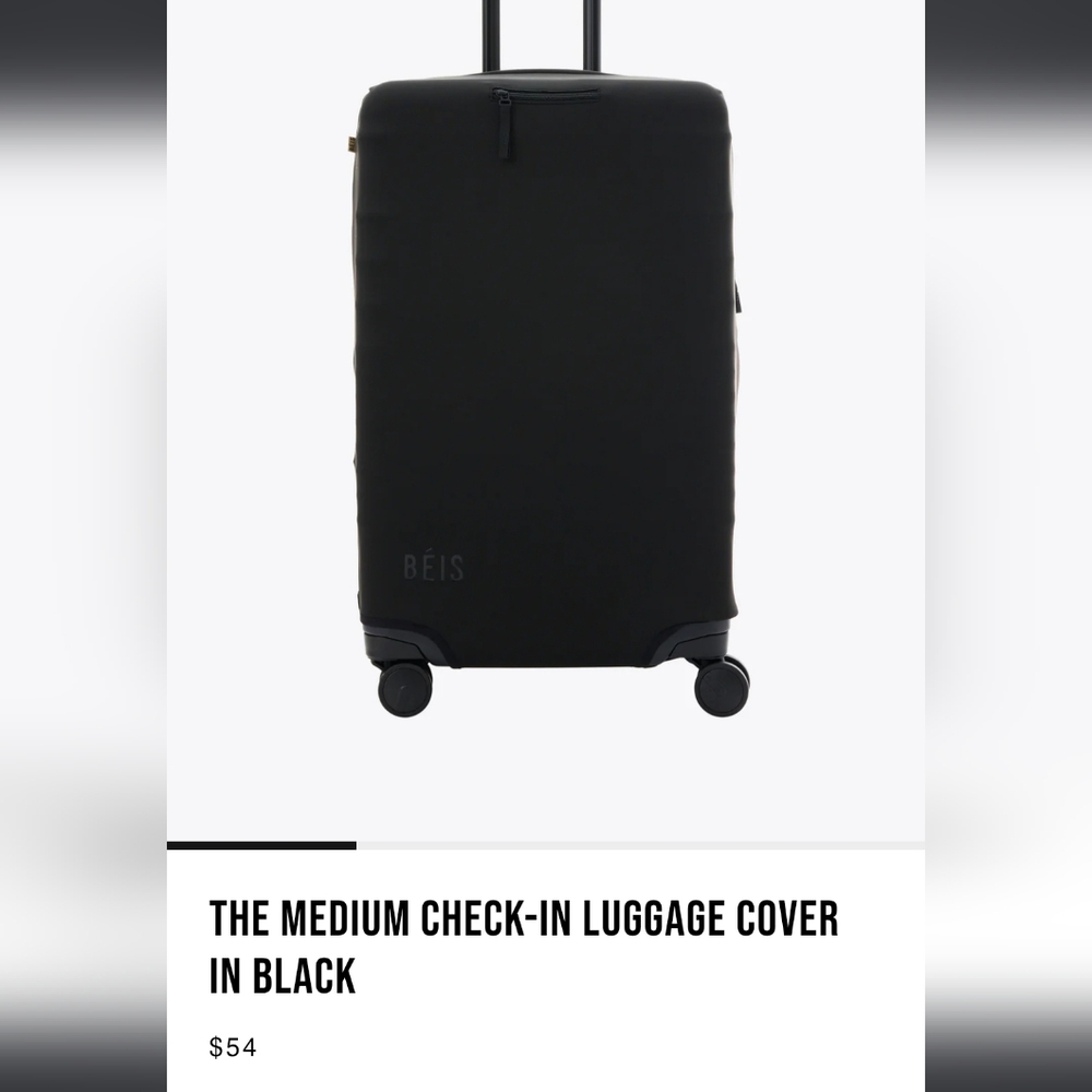 Beis Medium Check In Luggage Cover